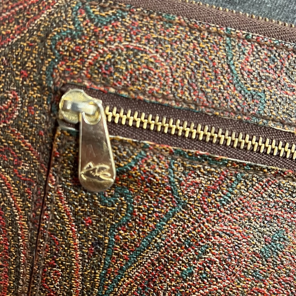 Etro Red and Green Paisley Wallet - Picture 8 of 8